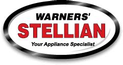 Warner stellian appliances - Warners’ Stellian is the Midwest’s retail appliance specialist. Family owned and operated for more than 65 years, we provide an unmatched shopping experience with exceptional service at 12 store locations. The Warner family works throughout the company, from sales to operations and repair. Angela Warner (pictured), third-generation ... 